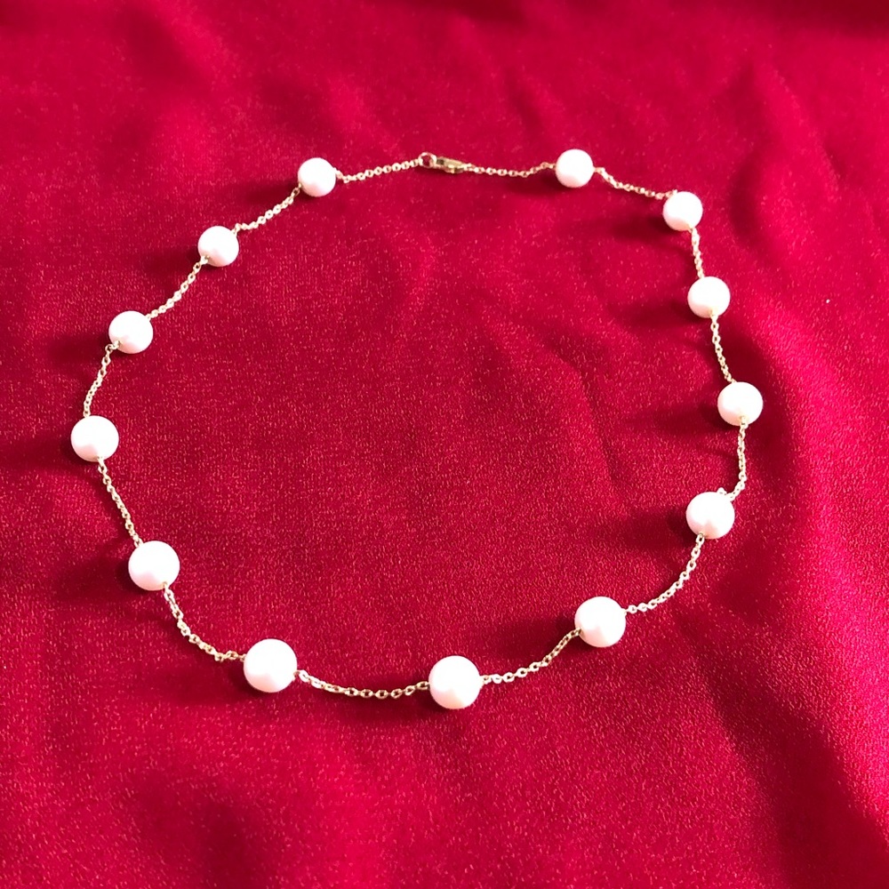 Erwin Pearl 14k gold and pearl necklace